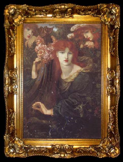 framed  Dante Gabriel Rossetti La Ghirlandate (mk28), ta009-2